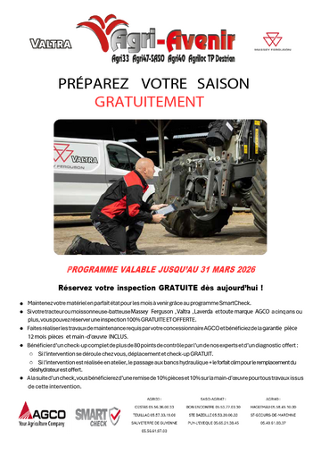 Préparez votre saison gratuitement